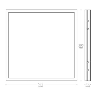 Светильник светодиодный Feron AL2115 встраиваемый 36W 4000K белый (21084)