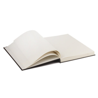 Скетчбук, слоновая кость, 100 г/м2, 190х190 мм, 110 л., книжный твердый переплет, BRAUBERG ART, 1131