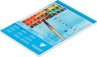 Альбом для акварели 10л., А5, на склейке Clairefontaine "Etival", 200г/м2,  холодное прессование
