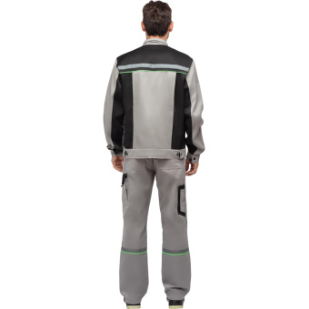 Костюм рабочий летний муж. л26-КПК сер/черн (р.44-46) 182-188