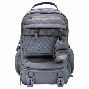 Рюкзак HEIKKI FUSION (ХЕЙКИ) универсальный, отделение для ноутбука, с КОШЕЛЬКОМ, лаванда, 44х31х14 с