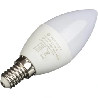 Лампа светодиодная Topfort E14 10W 4000K свеча