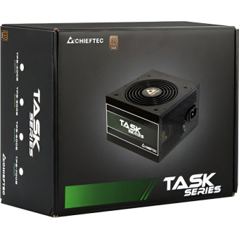 Блок питания Chieftec Task TPS-600S, 600W, 80 PLUS BRONZE, APFC, 12cm fan