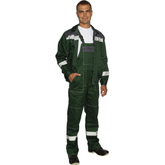 Костюм рабочий летний муж. л20-КПК зелен/сер (р.52-54) 158-164 (Арсенал-СП)