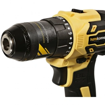 Дрель-шуруповерт акк б/щ Hanskonner PLATINUM,65Нм HCD2065BLC