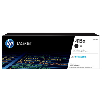 Тонер-картридж HP 415X W2030X черный оригинальный повышенной емкости