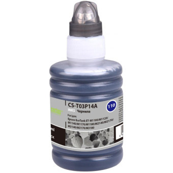Чернила Cactus CS-T03P14A 110 BK чер. 140мл для Epson M1100/M1170/M2170