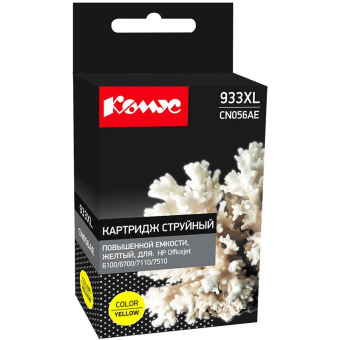 Картридж струйный Комус 933XL CN056AE жел. пов.емк. для HP OJ 6100/6600