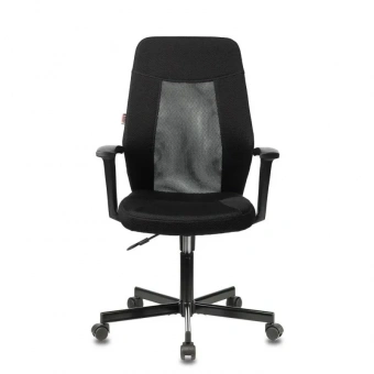 Кресло офисное Easy Chair 225 черное (сетка/ткань, металл)