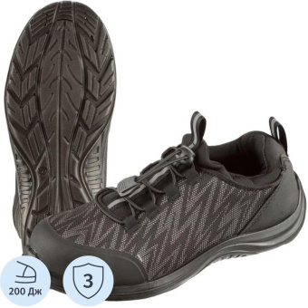 Полуботинки (кроссовки) Мистраль Light ПУ с МП р. 47 (135559)