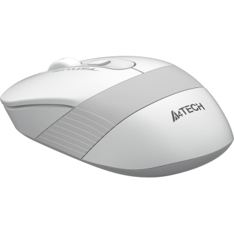 Мышь компьютерная A4Tech Fstyler (FG10 WHITE)бел/сер/2000dpi/беспроводн/3кн