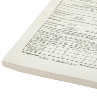 Бланк бухгалтерский типографский "Путевой лист грузового автомобиля с талоном", А4 (198х275 мм), СПА