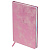 Ежедневник недатированный, А5, 136л., кожзам, BG "Shimmer. Pink", розовый, голографический срез