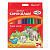 Карандаши цветные ГАММА "Мультики", 24 цвета, заточенные, трехгранные, картонная упаковка, 05091809,