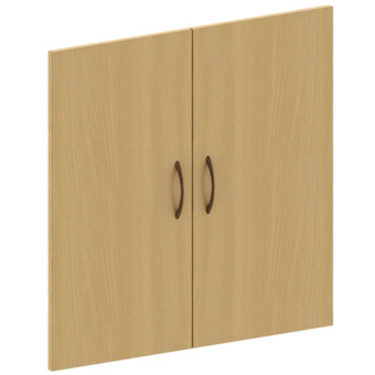 СпецМеб MON_Канц Двери низкие Лдсп (2шт.) ДК32.10 бук