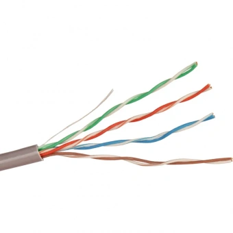 Кабель ExeGate UTP4-C5e-CU-S26-IN-PVC-GY-305 UTP