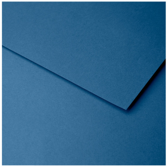 Бумага для пастели, 25л., 500*650мм Clairefontaine "Ingres", 130г/м2, верже, хлопок, синий