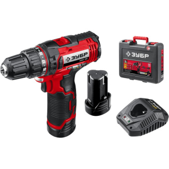 Дрель-шуруповерт аккум. ЗУБР Мастер 12В, 2х2.0Ач, 30Нм (ДШЛ-125-22)