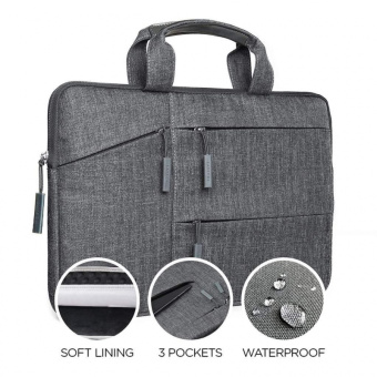 Сумка для ноутбука 13.0, Satechi Water-Resistant Laptop, сер, ST-LTB13