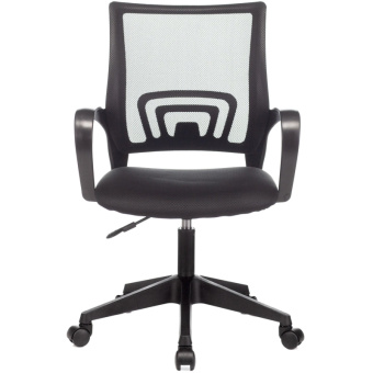 Кресло офисное Easy Chair 396 LT черное (сетка/ткань, пластик)