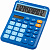Калькулятор настольный Eleven CDC-110-BL, 12 разрядов, двойное питание, 125*160*28мм, синий