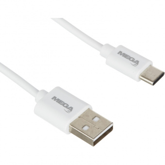 Кабель ProMega U152, 2,4A, 1м, USB - Type-C, TPE, белый