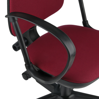 Кресло оператора Helmi HL-M30 "Престиж", ткань бордовая 2А