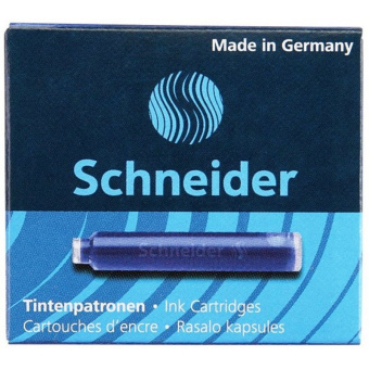 Чернила в патронах SCHNEIDER син. 6шт./уп. Германия