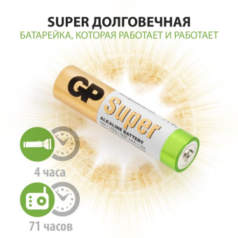Батарея GP Super AAA/LR03/24A алкалин. бл/2 GP24A-CR2