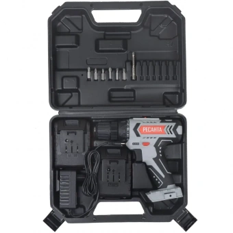 Дрель-шуруповерт аккумуляторная РЕСАНТА 18В, ДА-18-2ЛК (75/14/5)