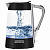 Чайник POLARIS PWK 1715 CGL, 1,7 л, 1850-2200 Вт, закрытый нагревательный элемент, стекло, черный, 48643, PWK 1715 CGL b