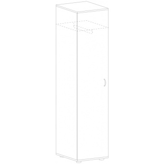 СпецМеб SL Imago Гардероб ГБ-1 орех (ГБ-К1,ДГ1)