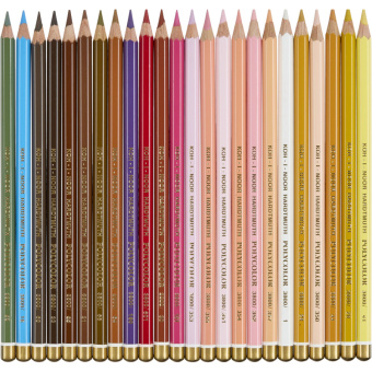Карандаши цветные худож POLYCOLOR Портрет 24цв/наб мет.кор. 3824024014PL