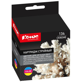 Картридж струйный Комус 134 C9363HE цв. для HP Deskjet460c/cb/wbt
