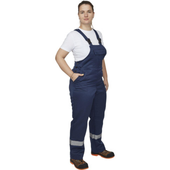 Костюм рабочий летний жен. л16-КПК с СОП син/вас (р.60-62) 158-164