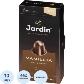 Капсулы для кофемашин Jardin Vanillia, 10x5г.