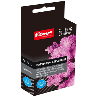 Картридж струйный Комус CLI-521C (2934B004) гол. для Canon