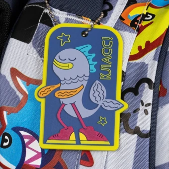 Рюкзак Комус Класс Стикеры, 2 отд, эргон