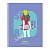 Дневник 1-11 кл. 40л. (твердый) BG "Super girl", матовая ламинация, выб. лак