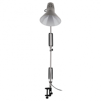 Светильник настольный ЭРА N-121-E27-40W-GY Е27 на струбцине серый