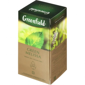 Чай Greenfield Green Melissa зеленый фольгир.25пак/уп