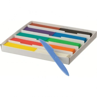 Пластилин 10цв,Классика,200гр,со стеком