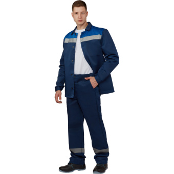 Костюм летний муж. л16-КБР с СОП син/вас (р.68-70) 182-188