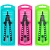 Циркуль Faber-Castell "Factory Neon 22", цвет ассорти, + грифели, пластиковый футляр