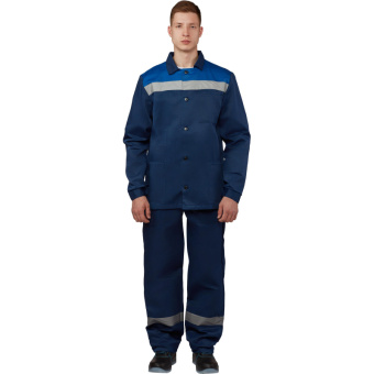 Костюм летний муж. л16-КБР с СОП син/вас (р.68-70) 182-188