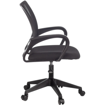 Кресло офисное Easy Chair 396 LT черное (сетка/ткань, пластик)