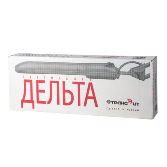 Светильник настольный "Дельта", на струбцине, люминесцентный, 11 Вт, черный, высота 70 см, 2G7