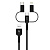 Кабель Pero USB A - USB Type-C - micro USB - Lightning 1 м (4603768350729)