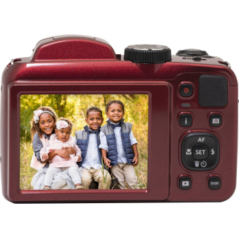Фотоаппарат Kodak AZ255 Red, 25-х опт зум, 16Мп, стабилизатор, питание АА