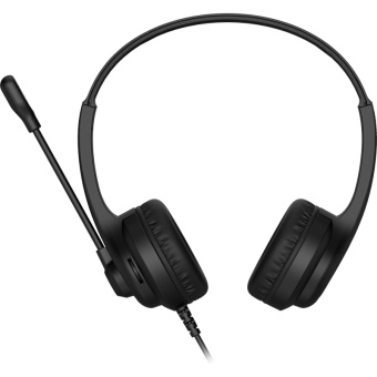 Наушники с микрофоном A4Tech HU-8 черный 2м накладные USB